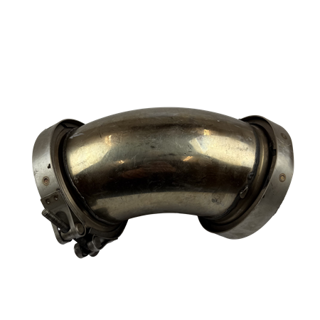 Avgasrör med klammor